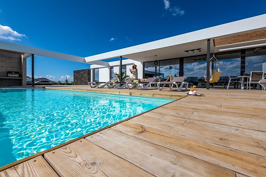 Terraza de Piscina, Villa Ventura, Villa de Lujo Fuerteventura