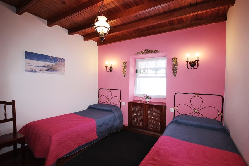 Dormitorio, Casa Gamez, Casa Rural La Palma con Piscina