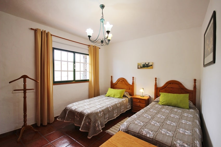 Schlafzimmer, Casa La Majada 1, Ferienhaus La Palma Todoque