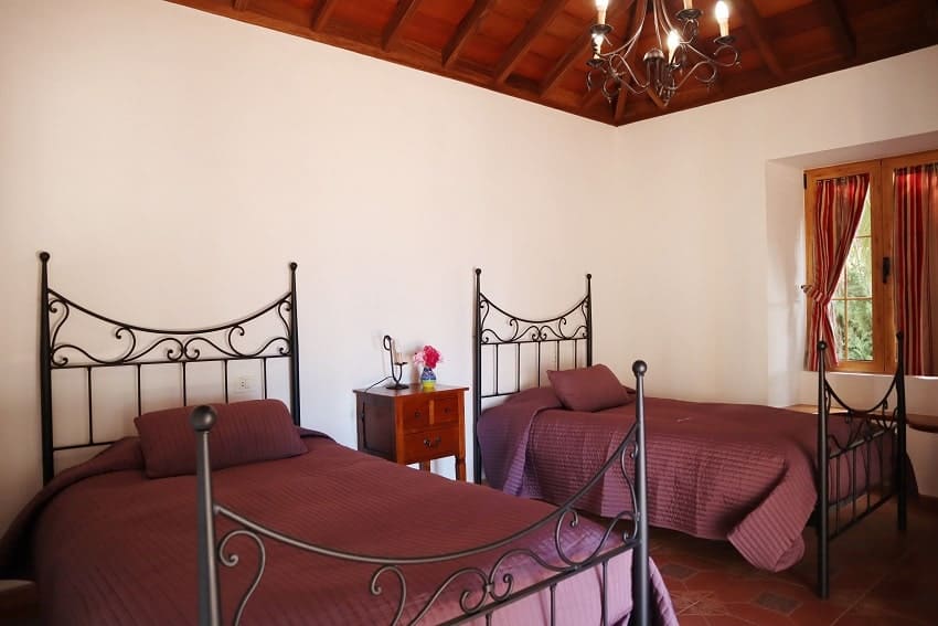 Dormitorio, Casa Las Gemelas, Casa Rural La Palma