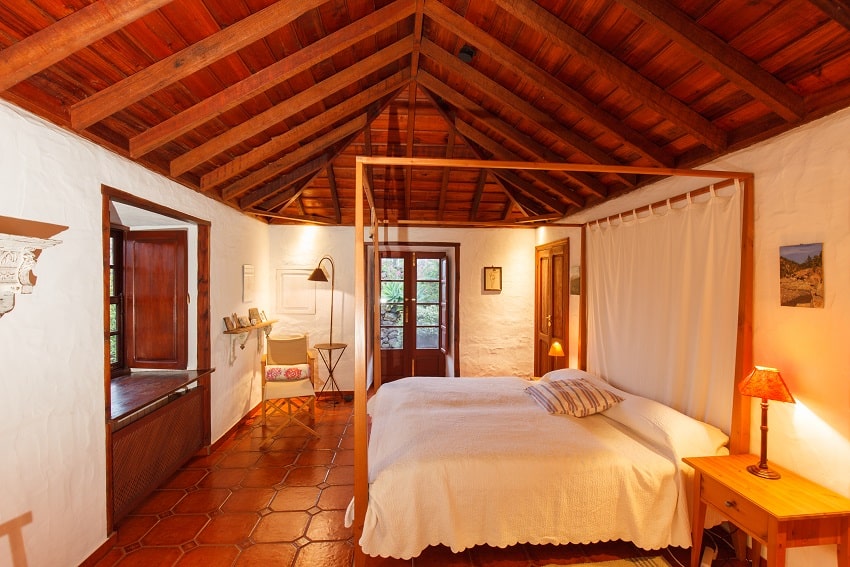 Schlafzimmer, Casa Las Tortugas, Ferienhaus La Palma