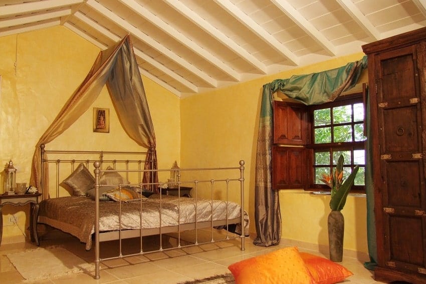 Schlafzimmer, Casita Papaya, Ferienhaus La Palma