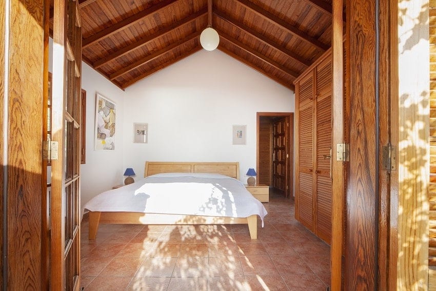 Bedroom, Country House Tijarafe, Holiday Villa La Palma, La Palma