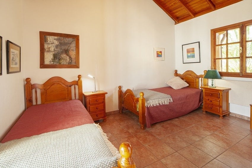 Bedroom, Country House Tijarafe, Holiday Villa La Palma