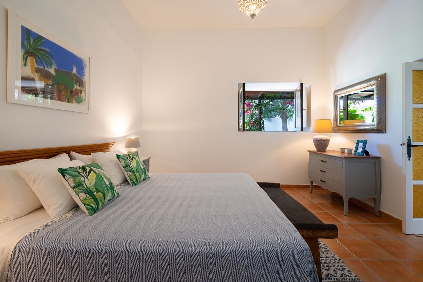 Schlafzimmer, Secret Garden Villa, Ferienhaus Lanzarote