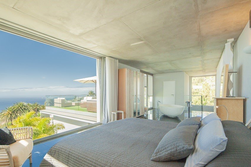 Schlafzimmer, Villa Eclipse, Luxus Villa La Palma, Tijarafe