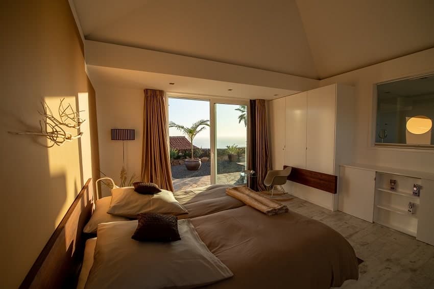 Schlafzimmer, Villa Pura Vida, Luxus Ferienhaus La Palma