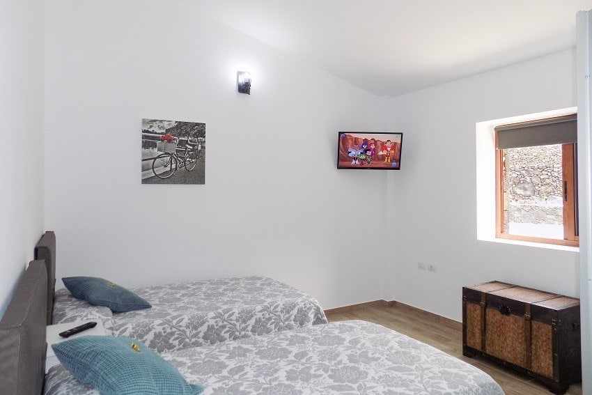 Schlafzimmer, Villa Tejeguate, El Hierro Ferienhaus