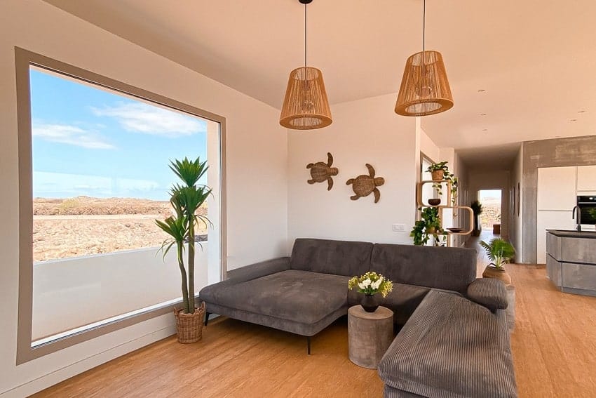 Sofá, Casa Prana, Villa con Piscina Fuerteventura