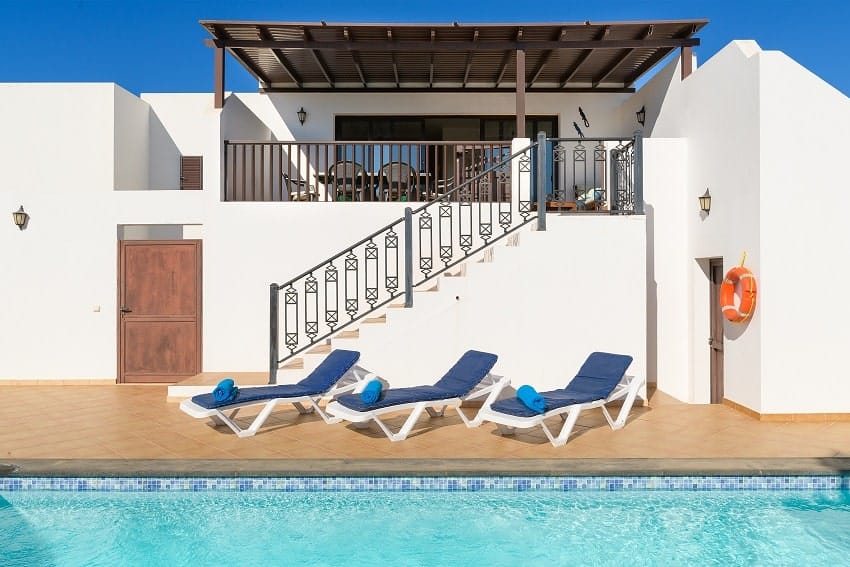 Sonnenliegen, Casa Vista Mar, Ferienhaus Playa Blanca, Lanzarote