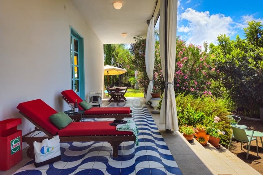 Tumbonas, Gran Villa Palmera, Villa con Piscina Los Llanos