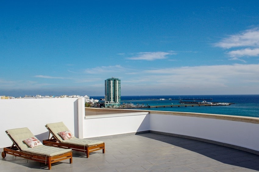 Terrasse, Apartment Ocean View, Lanzarote