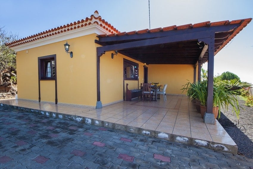Terrasse, Casa Van de Walle, Ferienhaus La Punta, La Palma