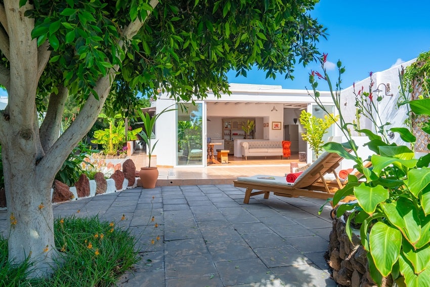 Terrasse, Secret Garden Villa, Ferienhaus Lanzarote