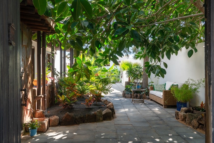 Terrasse, Secret Garden Villa, Lanzarote