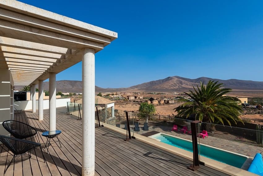 Terrace, Villa Atlanntes, Villa Fuerteventura