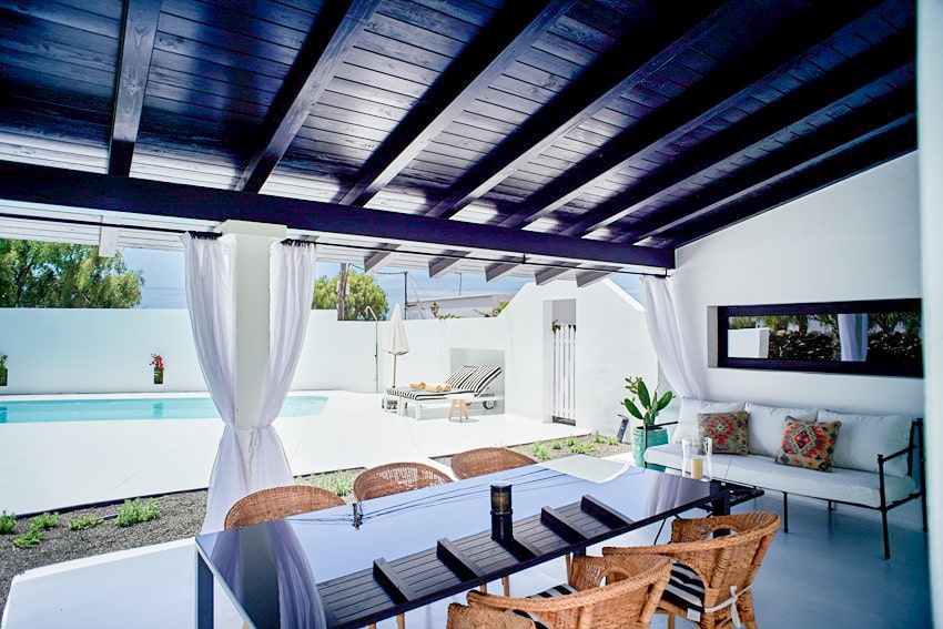 Dining Table, The Retreat Home, Vacation Villa Lajares, Fuerteventura