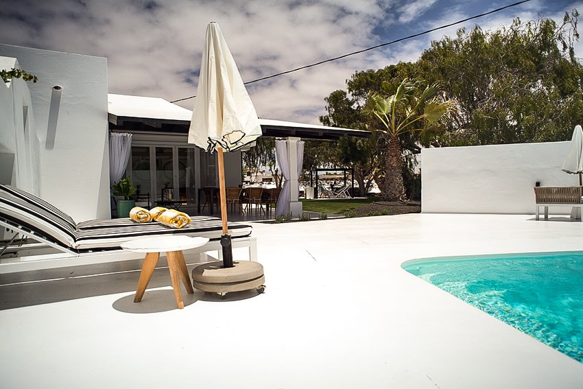 Sunbeds, The Retreat Home, Vacation Villa Lajares