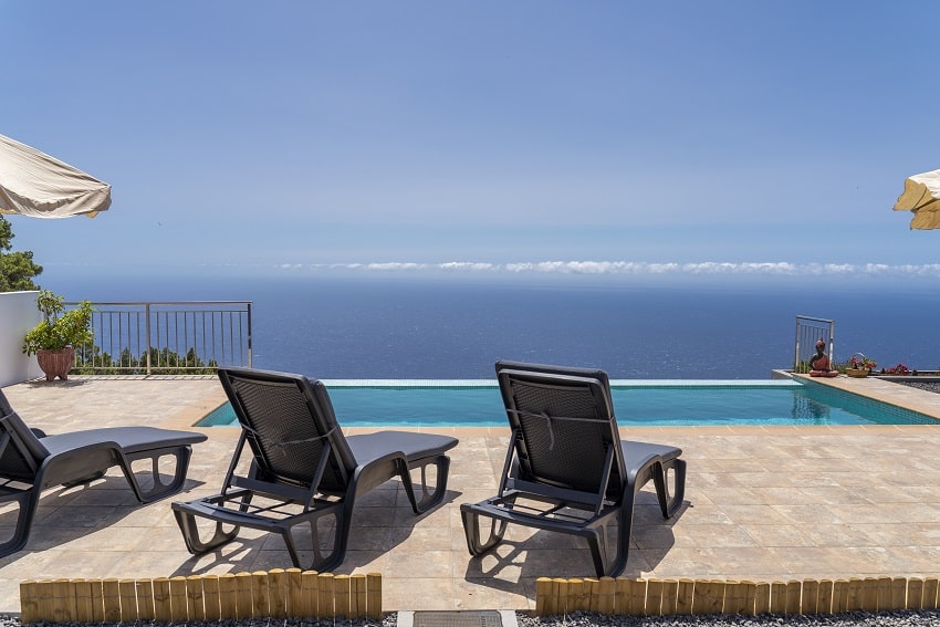 Villa Atardecer, Infinity-Pool, Ferienhaus Puntagorda