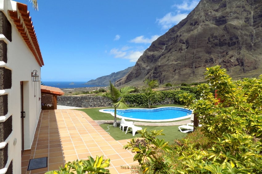 Spain - Canary Islands - El Hierro - Frontera - Villa Mocanes - View towards the Atlantic Ocean