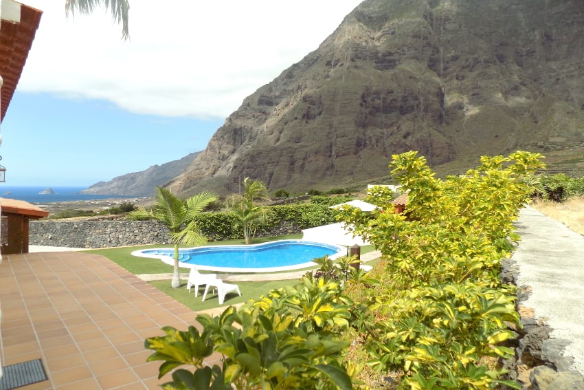 Spain - Canary Islands - El Hierro - Frontera - Villa Mocanes - View towards the Atlantic Ocean