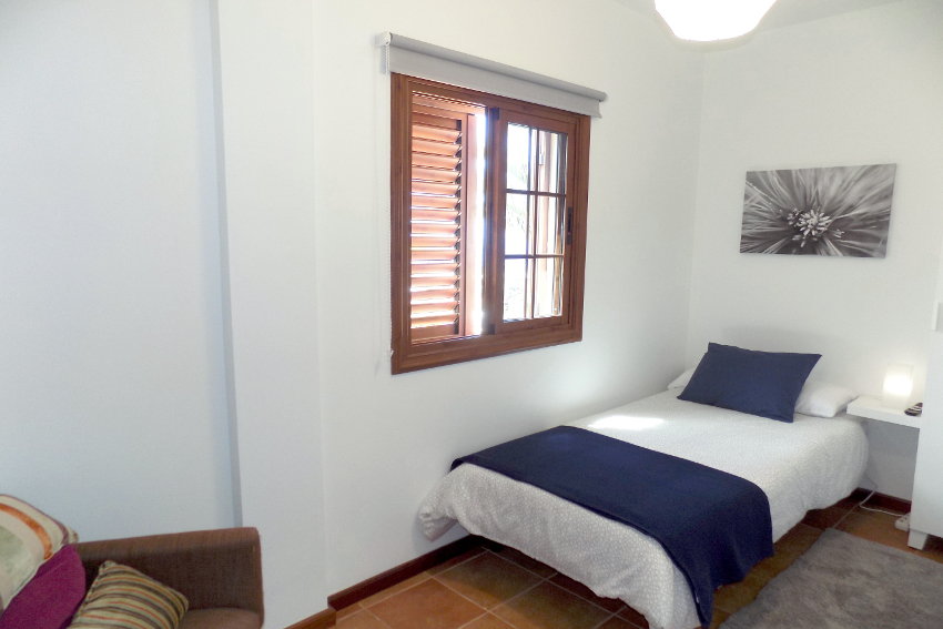 Spain - Canary Islands - El Hierro - Frontera - Villa Mocanes - Single bedroom with SAT-TV