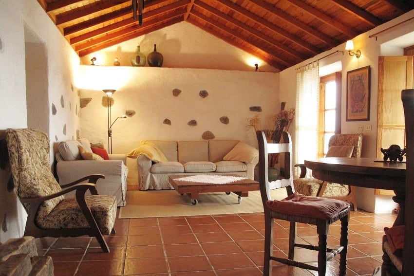 Living Area, Casa El Tabaibal, Accommodation La Gomera