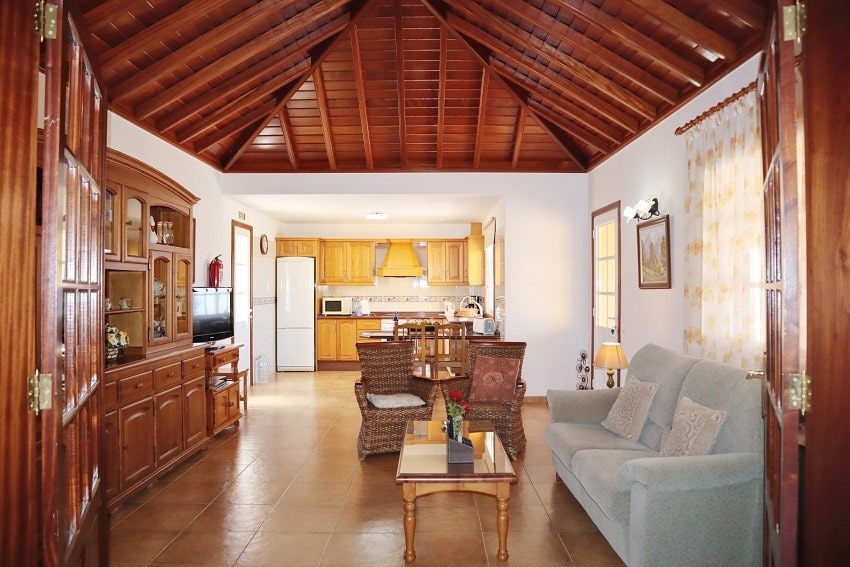 Living Area, Casa Mar, Holiday Cottage Tijarafe, La Palma