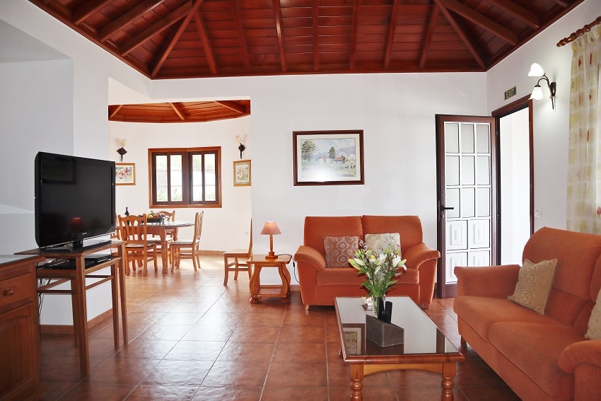 Wohnbereich, Casa Sol, Ferienhaus La Palma, Tijarafe