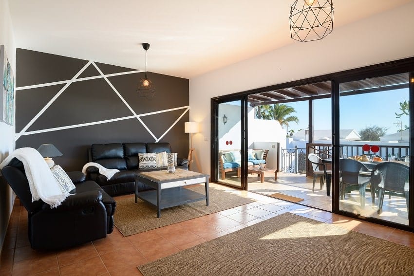 Wohnbereich, Casa Vista Mar, Ferienhaus Playa Blanca, Lanzarote