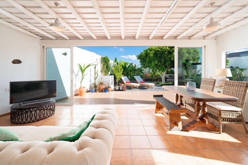 Living Area, Secret Garden Villa, Holiday Home Lanzarote