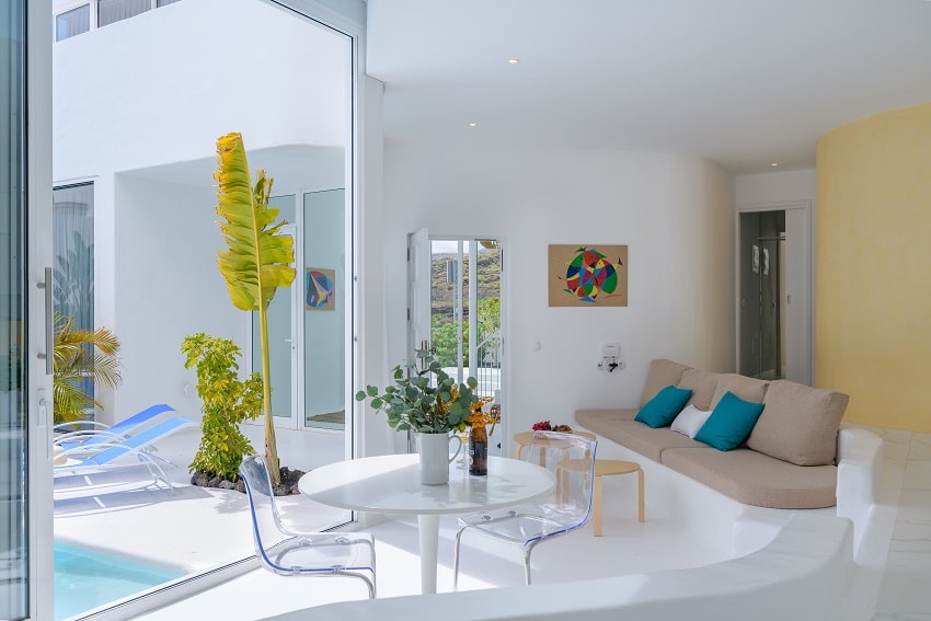 Living Area, Suite Chic Deluxe, Urlaub Lanzarote