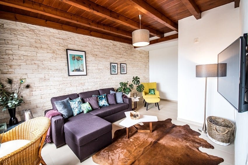 Living Area, Villa Alcalde, Villa Lanzarote