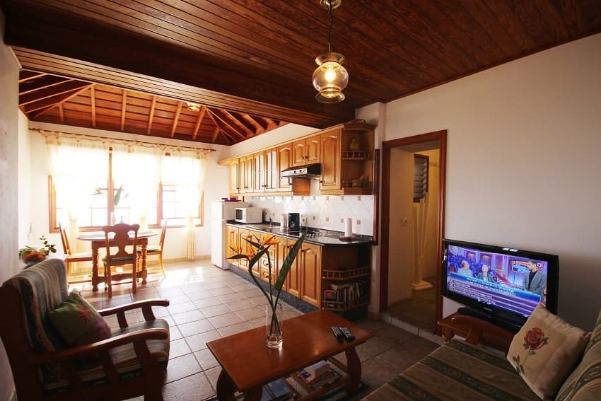 Living Area with Kitchen, Finca Los Dos Patos C, Finca La Palma