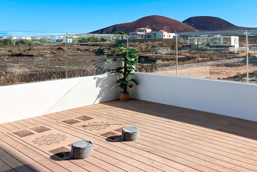 Terraza de Yoga, Casa Prana, Villa con Piscina Fuerteventura
